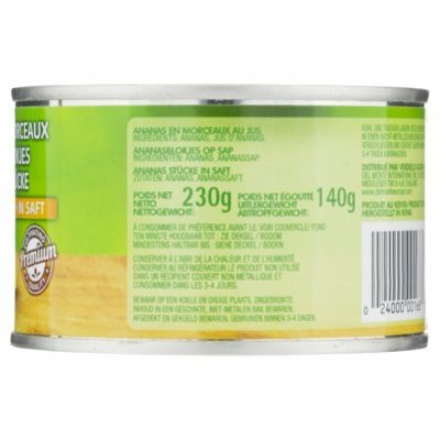 Del Monte Ananasblokjes op sap